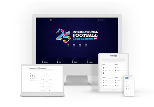 Glush Projet - Refonte du site web du tournoi de football