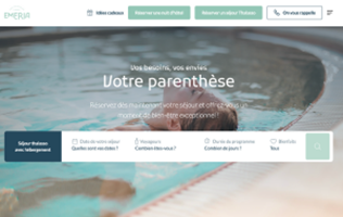 Refonte du parcours de réservation d'un hôtel thalasso