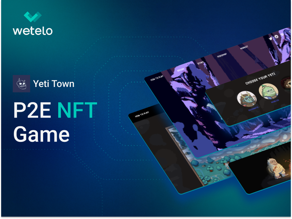 Wetelo Inc. Projet - Jeu NFT P2E, YetiTown