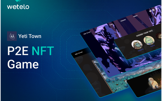 Wetelo Inc. Projet - Jeu NFT P2E, YetiTown