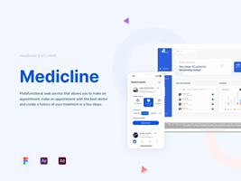 ANODA | Product Design Agency | UI UX Design | Projet - Medicline - service web multifonctionnel
