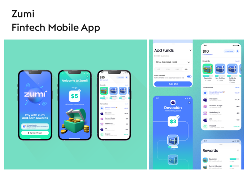 JetRockets Projet - Zumi - application mobile fintech