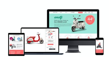 Digital Masters GmbH Projet - Construction de marque et boutique en ligne pour DREEMS