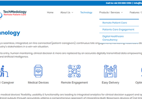 Application web et mobile complète de Techmedology.
