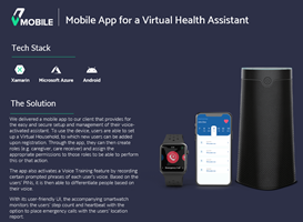 Application mobile IoT pour des assistants de santé virtuels