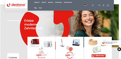 RESPONSE GmbH Projet - dentona AG : refonte de Shopware 6 et nouveau design corporate complet