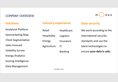 Modex Analytics Projet -