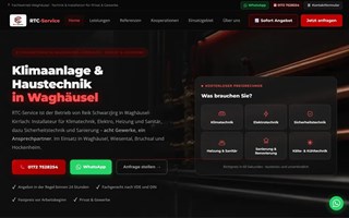 Webagentur Scherzinger Projet - RTC-Service Firmenwebsite