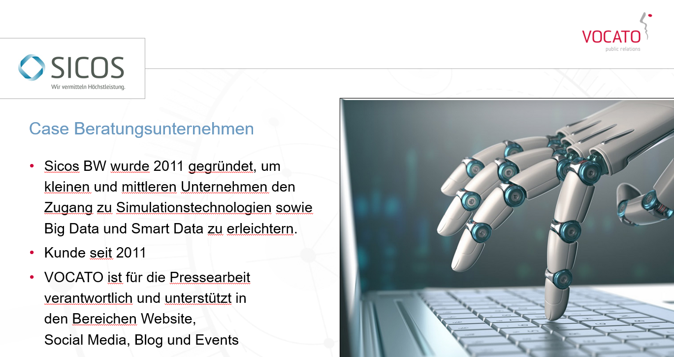 VOCATO public relations GmbH Projet -