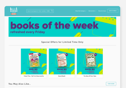 Upstack Studio Projet - BookXcess Online