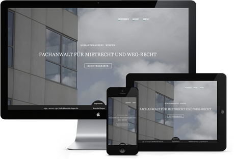 binary-garden.com - Digital-Agentur für Internetmarketing Projet - Refonte du site de l’étude d’avocats Rieper