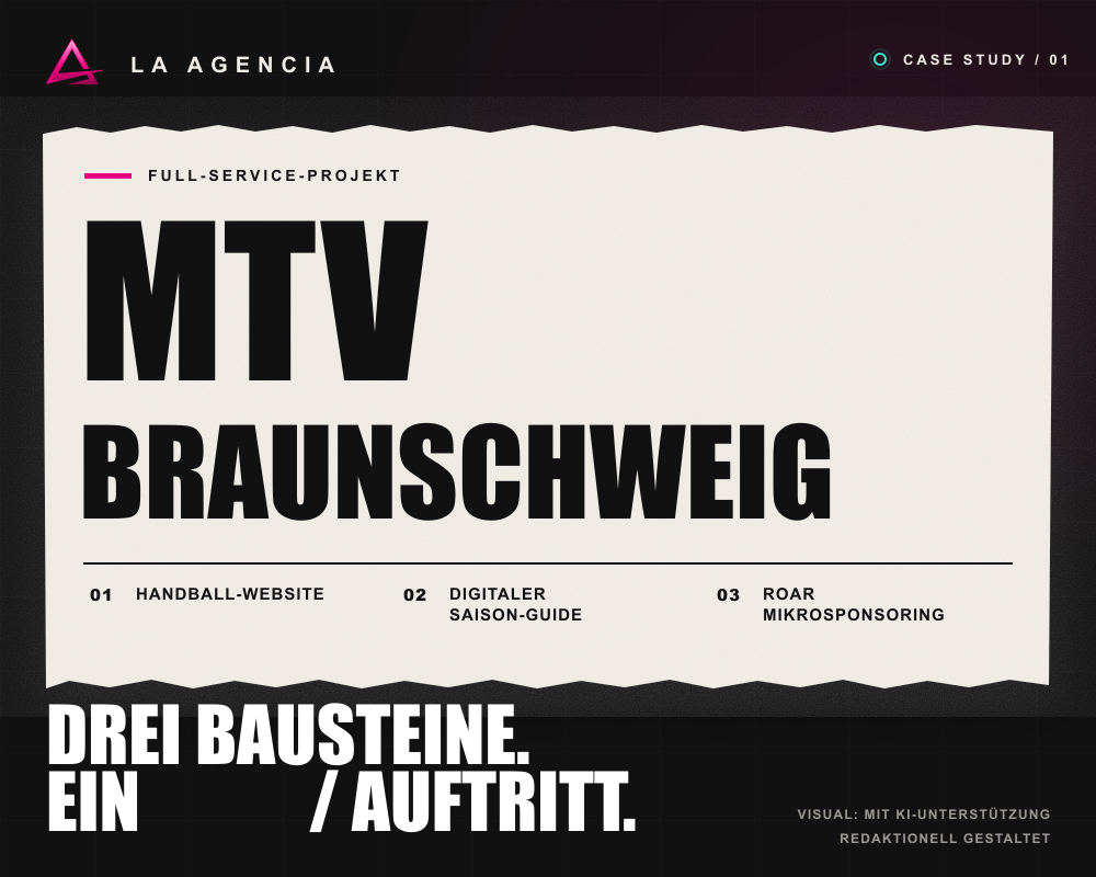 LA AGENCIA Projet - MTV Braunschweig : trois modules numériques, un seul spectacle