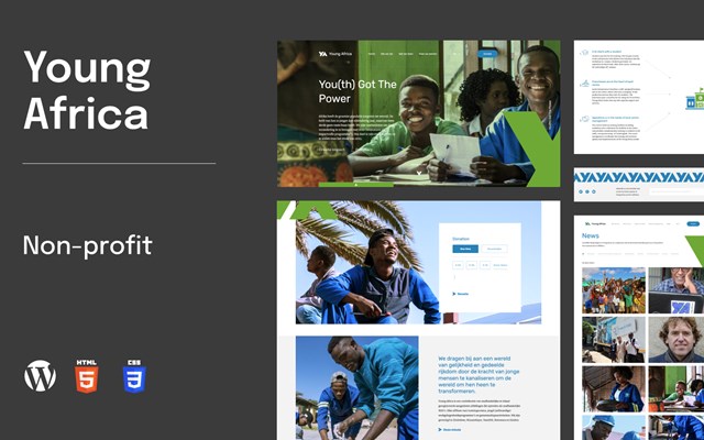 Web Help Agency Projet - Site de l’organisation à but non lucratif Junges Afrika