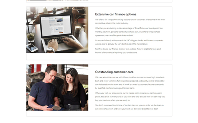 The Web Provider Projet - Site web de Motor Depot