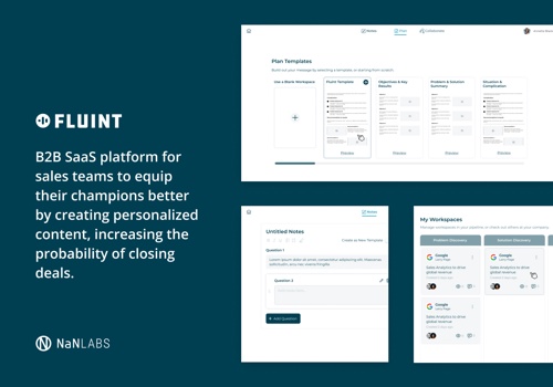 Plateforme SaaS B2B d’aide à la vente