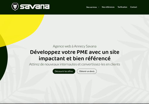 Inbound Solution Projet - Référencement SEO de Savana Webdesign