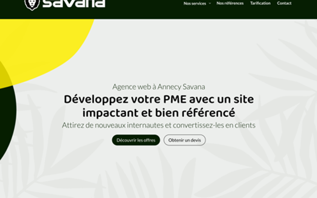 Inbound Solution Projet - Référencement SEO de Savana Webdesign