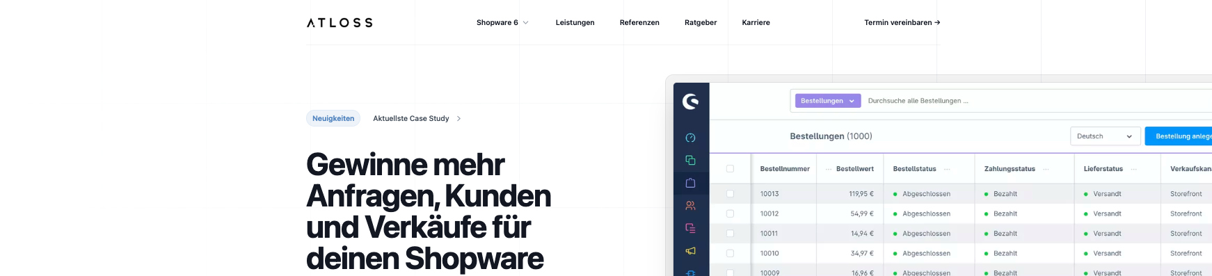 Atloss GmbH Headerbild