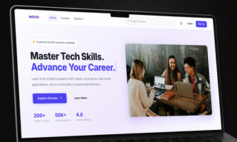 Syed Ahmer Shah Projet - Novio, Plateforme Frontend EdTech