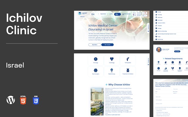 Web Help Agency Projet - Centre médical Ichilov
