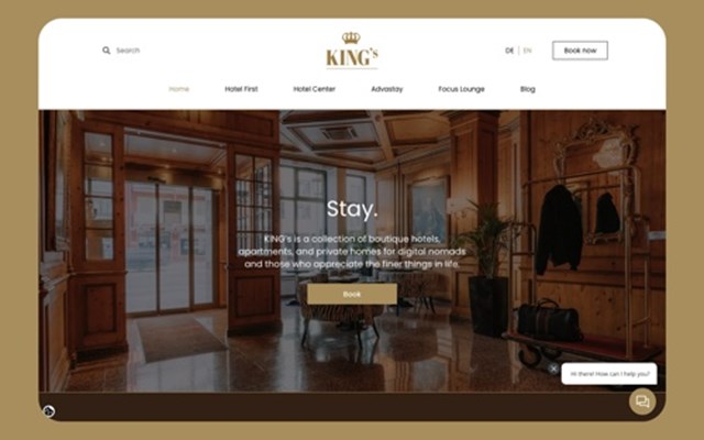 Panda Code Projet - King's Hotels - chaîne hôtelière haut de gamme à Munich