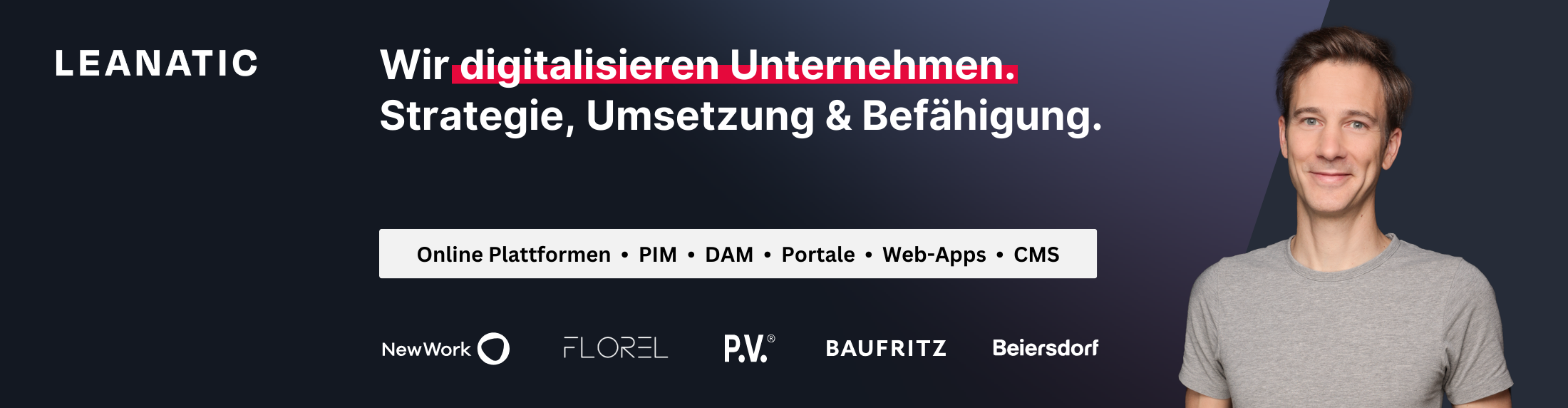 LEANATIC GmbH & Co. KG Headerbild