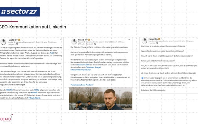 VOCATO public relations GmbH Projet - Communication (CEO)