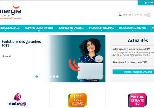 Actency Projet - Energie Mutuelle : Refonte digitale des espaces