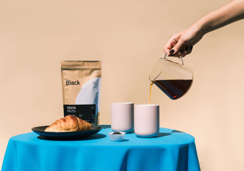 Orchidea Agency Projet - Black, packaging et identité visuelle pour un café fraîchement torréfié