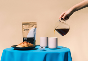 Orchidea Agency Projet - Black, packaging et identité visuelle pour un café fraîchement torréfié