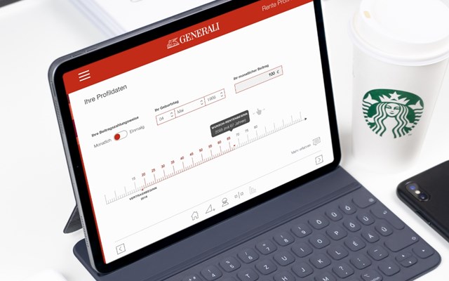 iseo Digitalagentur Projet - Generali - Rente Profil Plus