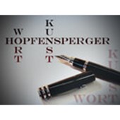 Hopfensperger-Wortkunst - Die andere Art zu texten Logo