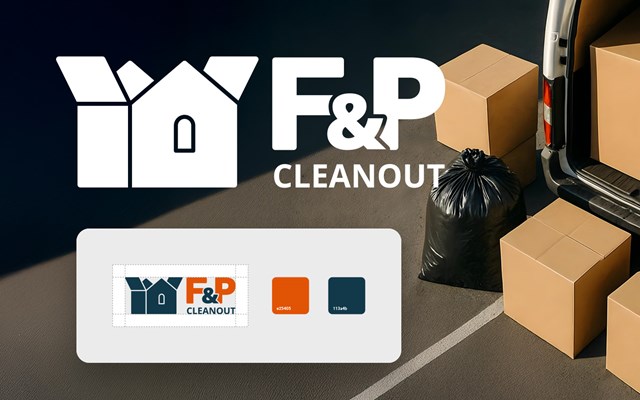 4eck Media | Webdesign & SEO/GEO Projet - Logo et présentation d’une page pour le débarras et le désencombrement de logements