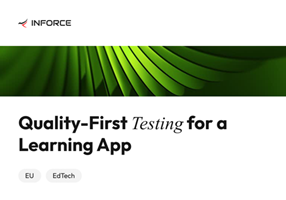 Inforce Digital Projet - Tests d’une application mobile pour un produit EdTech