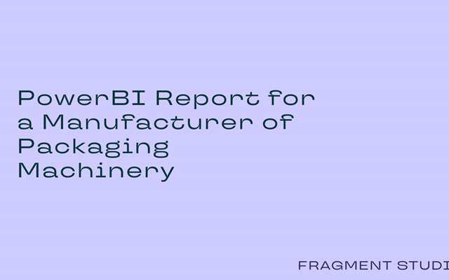 Neural Asseembly Projet - Rapport Power BI pour un fabricant de machines d’emballage