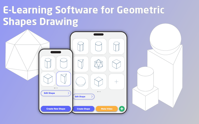 Chudovo OÜ Projet - Logiciel de e-learning pour dessiner des formes géométriques