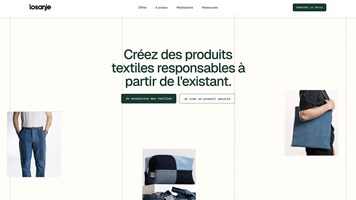 Nocode Factory Projet - Repositionner une marque d'upcycling textile avec une identité digitale premium