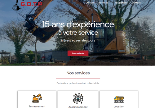 Build Me Up Projet - Création de site internet vitrine