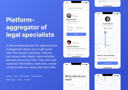 Managed Code Projet - Développement d’application mobile hybride pour un cabinet d’avocats