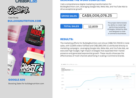 CreatikLab Projet - Croissance grâce à la publicité numérique multicanale