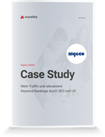 morefire GmbH Projet - Plus de trafic et des classements de mots-clés plus pertinents grâce au SEO et à l’UX