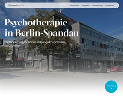 ArtiPixel Projet - Site web et logo pour Praxis Kronfeld, psychothérapie à Berlin